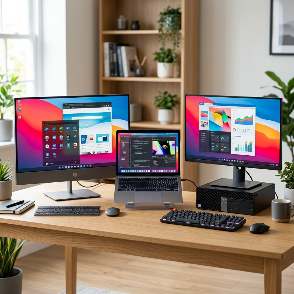 Desktop, Laptops & All-in-One